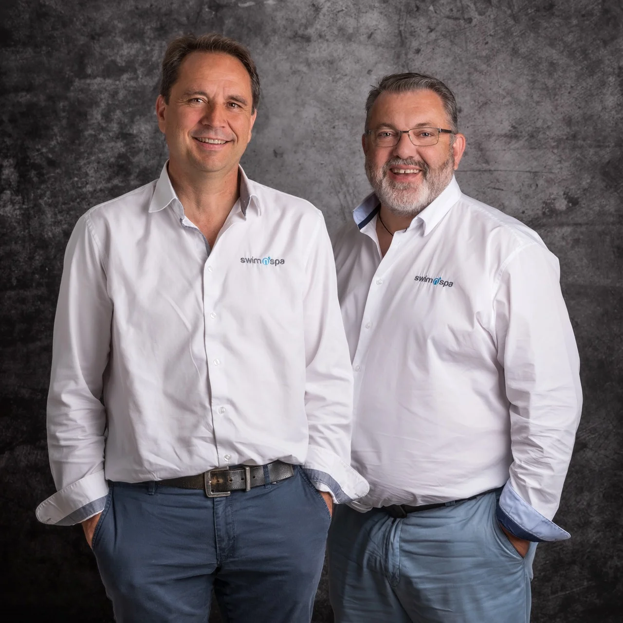 Photo de Yannick et Xavier, créateur de Swim n'SPA